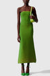 Rosiedress Strapless Tube Striped Knit Maxi Bodycon Dress