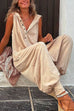 Rosiedress La Vie Pocketed Half Button Hoodied Jumpsuit(5 Colors Available)