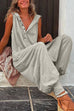 Rosiedress La Vie Pocketed Half Button Hoodied Jumpsuit(5 Colors Available)