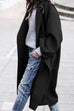 Rosiedress Solid Long Sleeve Oversized Winter Long Coat