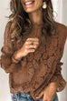 Rosiedress Lace Hollow Out Long Sleeves Tops