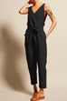 Rosiedress Josh V Neck Bow Knot Sleeveless Jumpsuit