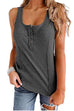 Rosiedress Buttons Sleeveless Stretchy Top