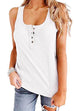 Rosiedress Buttons Sleeveless Stretchy Top
