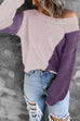 Rosiedress Casual Color Block Loose Knitting Sweater