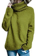 Rosiedress Turtleneck Side Split Solid Casual Sweater