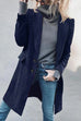 Rosiedress Lapel Button Up Pockets Midi Outwear
