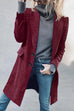 Rosiedress Lapel Button Up Pockets Midi Outwear