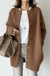 Rosiedress Crewneck Button Down Solid Outwear
