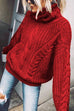 Rosiedress Winter Turtleneck Long Sleeve Solid Knit Sweater
