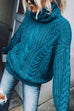 Rosiedress Winter Turtleneck Long Sleeve Solid Knit Sweater
