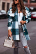 Rosiedress Casual Lapel Button Down Pockets Plaid Cardigans