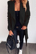 Rosiedress Lapel Open Front Long Sleeve Cardigans