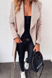 Rosiedress Lapel Open Front Long Sleeve Cardigans