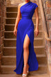 Rosiedress Cold Shoulder Waisted High Split Party Dress