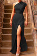 Rosiedress Cold Shoulder Waisted High Split Party Dress