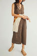 Rosiedress Sleeveless Hollow Out Side Split Cover Up Dress