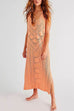 Rosiedress Sleeveless Hollow Out Side Split Cover Up Dress