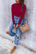 Rosiedress Mockneck Long Sleeves Slim Fit Bottoming Shirt