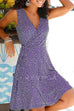 Rosiedress Wrap V Neck Printed Swing Tank Dress