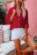 Rosiedress Basic Long Sleeves Cotton Linen Blouse Shirt