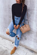 Rosiedress Mockneck Long Sleeves Slim Fit Bottoming Shirt
