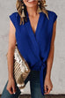 Rosiedress Elyse V Neck Tie Waist Wrap Top