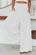 Rosiedress Smocked Elastic Waist Pleated Wide Leg Pants