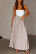 Rosiedress Drawstring Elastic Waist Wide Leg Baggy Pants(5 Colors Available)