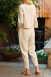 Rosiedress Gemma Long Sleeves Top Bow Knot Tapered Pants Set