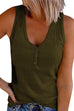 Rosiedress Buttons V Neck Sleeveless Solid Top