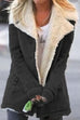 Rosiedress Lapel Button Down Pockets Fleece Lined Jacket
