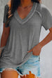 Rosiedress Debi V Neck Short Sleeve T Shirt