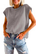 Rosiedress Crewneck Cap Sleeves Pullover Sweater