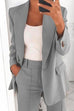 Rosiedress One Button Solid Office Blazer Jacket