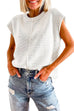 Rosiedress Crewneck Cap Sleeves Pullover Sweater