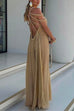 Rosiedress Halter Cut Out Backless Beach Cover Up Maxi Dress