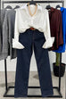 Rosiedress Chic Long Sleeves Button Down Satin Bouse Shirt