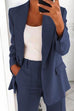 Rosiedress One Button Solid Office Blazer Jacket