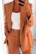 Rosiedress One Button Solid Office Blazer Jacket
