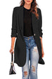Rosiedress 3/4 Sleeve Ruched One Button Midi Cardigan