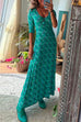 Rosiedress Scoop Neck 3/4 Sleeve Maxi Floral Dress