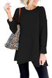 Rosiedress Drop Shoulder Side Split Loose Sweater