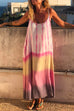 Rosiedress Spaghetti Strap Sleeveless Tie Dye Maxi Dress