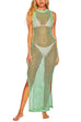 Rosiedress Backless Side Slit Bikini Cover Up Dress