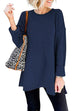 Rosiedress Drop Shoulder Side Split Loose Sweater