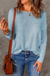 Rosiedress Drop Shoulder Long Sleeves Solid Knitting Sweater