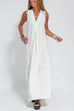 Rosiedress Sleeveless V Neck Side Split Maxi Dress