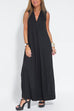 Rosiedress Sleeveless V Neck Side Split Maxi Dress