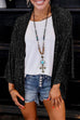 Rosiedress Open Front Kimono Sequin Cardigan